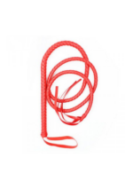 Czerwony Pejcz Skórzany Indy Flog – Klasyka BDSM - obrazek 2