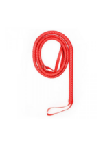 Czerwony Pejcz Skórzany Indy Flog – Klasyka BDSM - obrazek 3