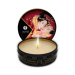 Mini świeca do masażu o zapachu musującego wina truskawkowego od Shunga