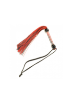 Me You Us Tease And Please – Czarny silikonowy pejcz do BDSM - obrazek 2