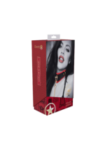 Milan Collection – Obroża ze smyczą z iryzującym wykończeniem - obrazek 2