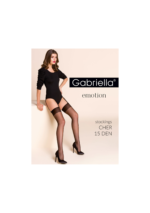 Bielizna Pończochy Calze Cher Czarne M/L - obrazek 4