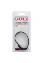 Skórzany Pas Kontroli COLT – 3 napy, czerń - obrazek 2