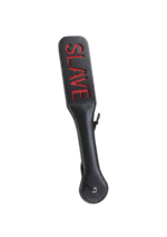 Pejcz Paletta Doppia Double Spank Paddle Slave Black - obrazek 2