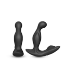 Obrotowy Masażer Prostaty Bat King – Dual Motors & Pilot (Czarny)