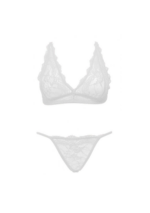 Ouno Sexy Lingerie Set 2 parts L/XL White