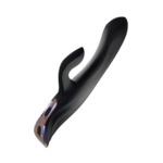 Wibrator Rabbit Rachel Deluxe – Podwójna Stymulacja (Czarny, USB)