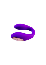 Wibrator Sterowany Aplikacją Double Fun – Dla Par (Fioletowy, USB)